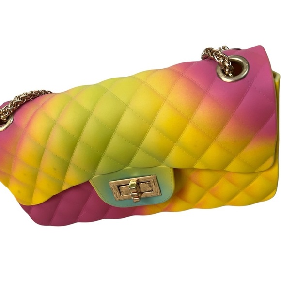 Pre-owned Small
Rainbow Jelly Purse, Colorful Shoulder Bags - Picture 3 of 4